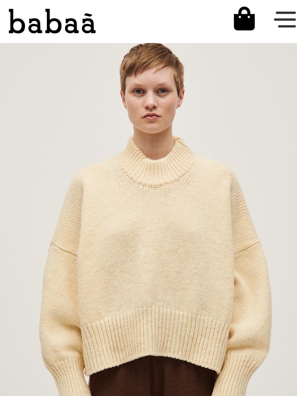 Babaa Jumper no15 Natural | Perfect Condition